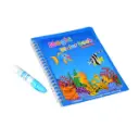 Water Magic Coloring Books with Refillable Pens - No-Mess Water Reveal Activity Book Set for Kids - Reusable & Travel-Friendly